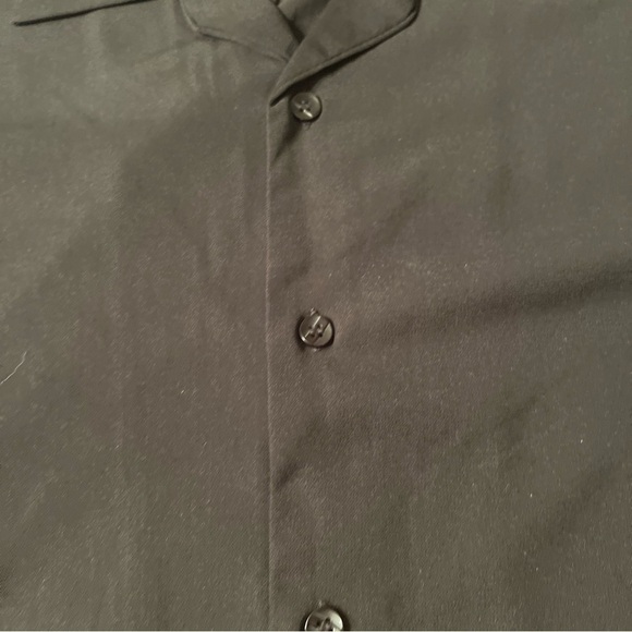 Inserch Mens Size 3XL Short Sleeve Blue 100% Micro Polyester Button Down Shirt! - Picture 4 of 4